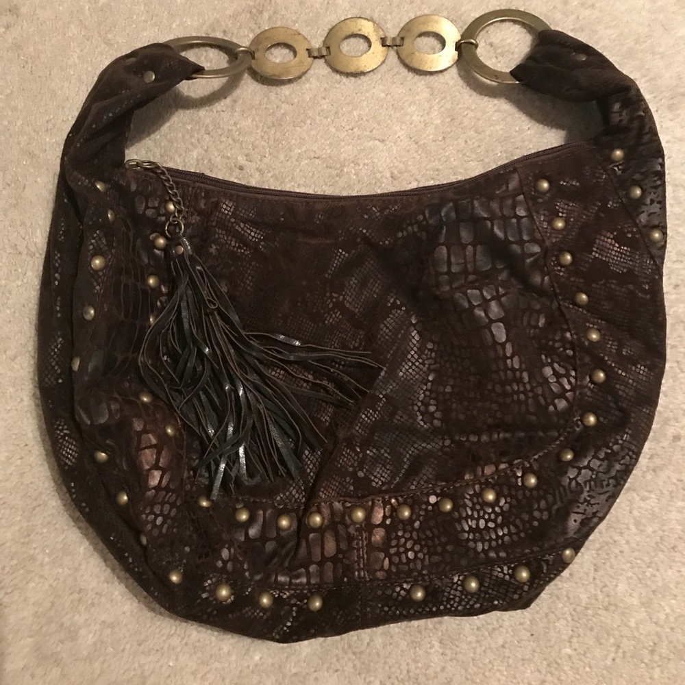 NY Artificial Vegan Hobo Handbag
